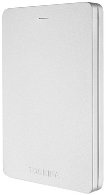 Зовнішній жорсткий диск 1TB TOSHIBA CANVIO ALU Storejet 2.5" USB 3.0 Silver