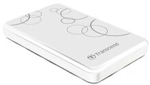 Зовнішній жорсткий диск TRANSCEND StoreJet 2.5 USB 3.0, 2TB A білий