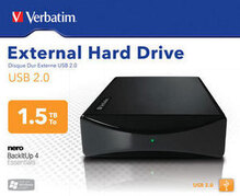 Зовнішній жорсткий диск VERBATIM 1.5 TB 3.5"