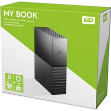 Внешний жесткий диск WD MyBook 8TB 3.5" USB 3.0 (WDBBGB0080HBK-EESN)