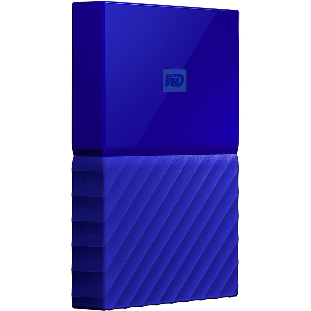 Зовнішній жорсткий диск WD My Passport 2.5 USB 3.0 1TB Blue (WDBYNN0010BBL-WESN)