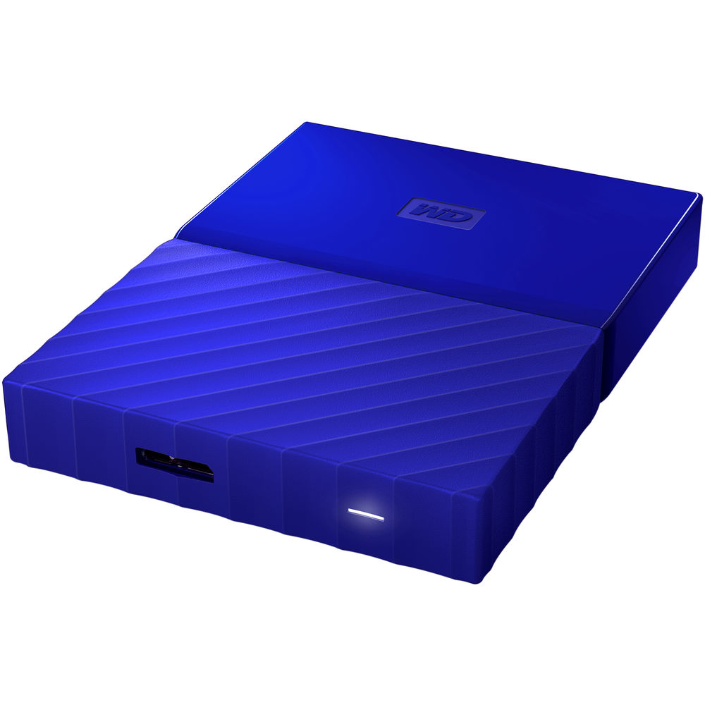 Зовнішній жорсткий диск WD My Passport 2.5 USB 3.0 1TB Blue (WDBYNN0010BBL-WESN) Форм-фактор 2.5"