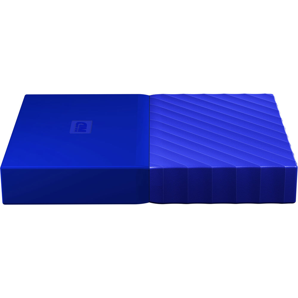 Зовнішній жорсткий диск WD My Passport 2.5 USB 3.0 1TB Blue (WDBYNN0010BBL-WESN) Ємність 1 Тб