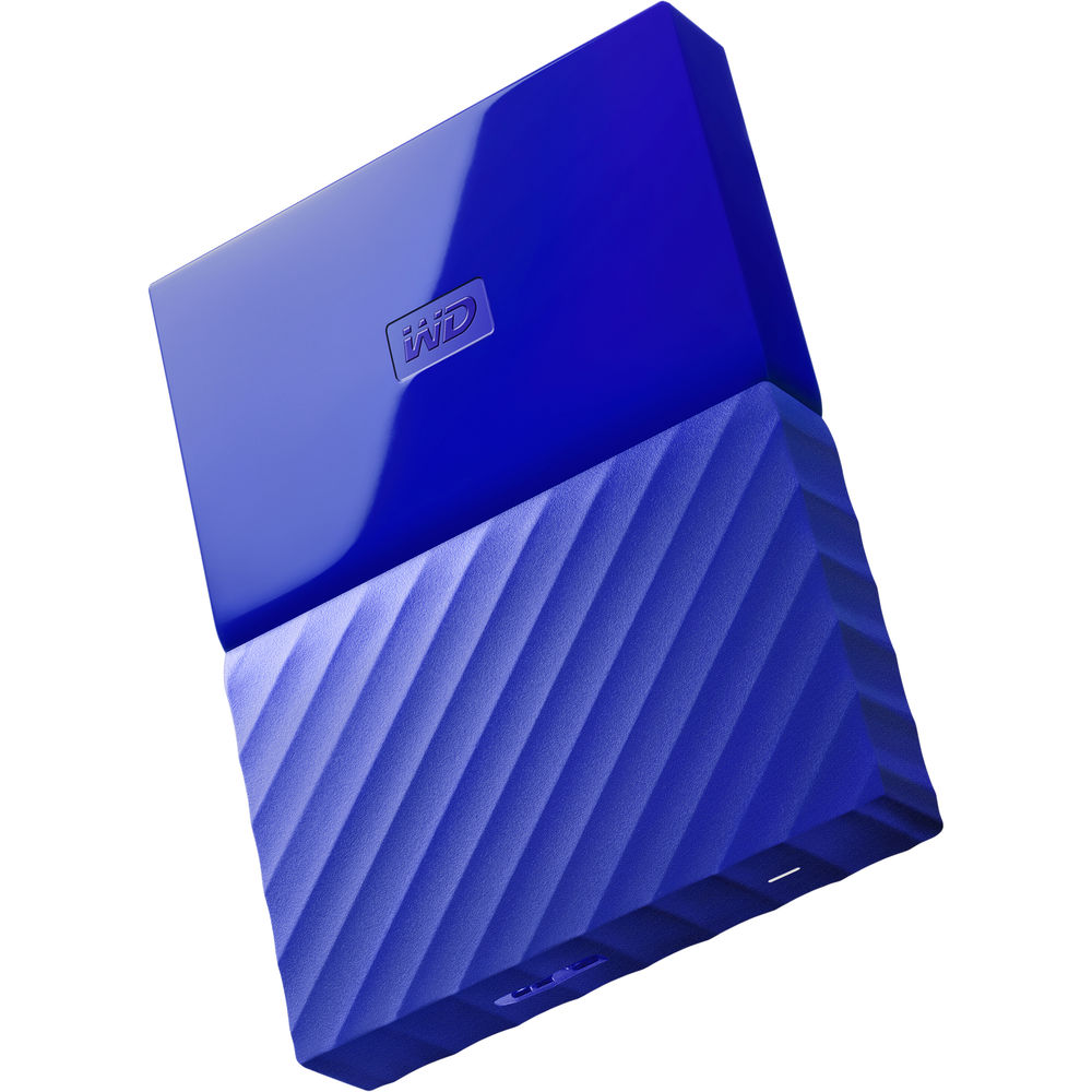 Зовнішній вигляд Зовнішній жорсткий диск WD My Passport 2.5 USB 3.0 1TB Blue (WDBYNN0010BBL-WESN)