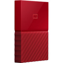 Внешний жесткий диск WD My Passport 2.5 USB 3.0 1TB Red (WDBYNN0010BRD-WESN)