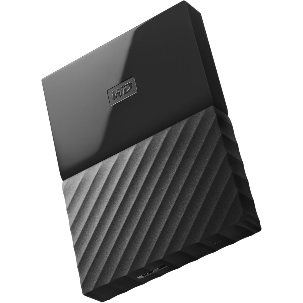 Зовнішній вигляд Зовнішній жорсткий диск WD My Passport 2.5 2TB USB 3.0 Black (WDBYFT0020BBK-WESN)