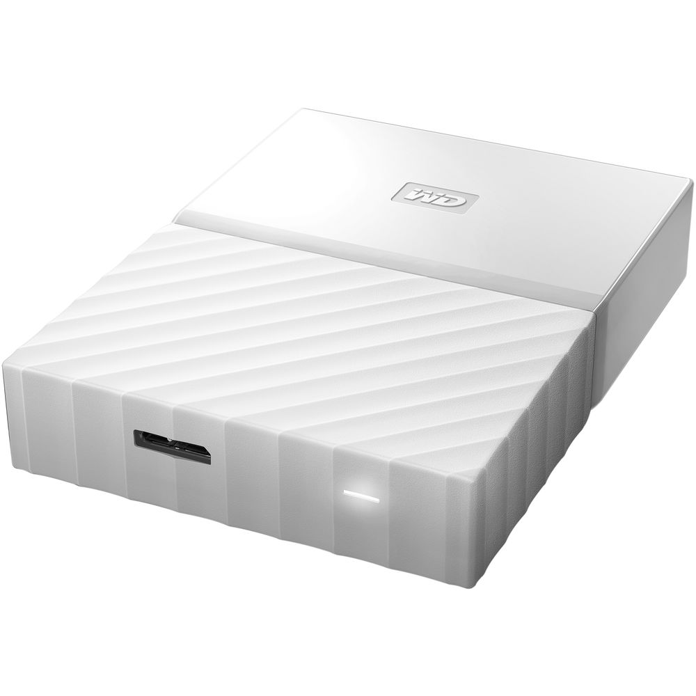 Зовнішній вигляд Зовнішній жорсткий диск WD My Passport 2.5 USB 3.0, 2TB White (WDBYFT0020BWT-WESN)