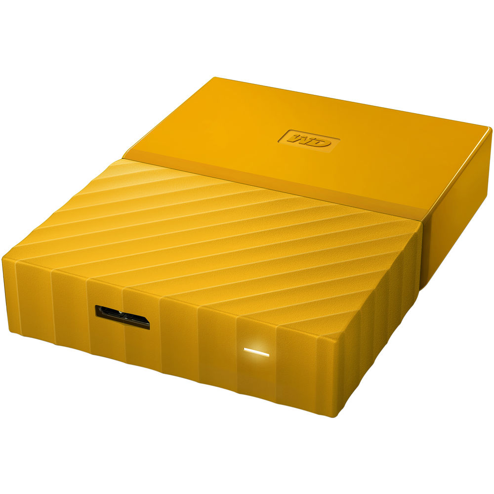 Зовнішній вигляд Зовнішній жорсткий диск WD My Passport 2.5 USB 3.0, 2TB Yellow (WDBYFT0020BYL-WESN)