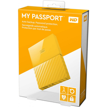 Внешний жесткий диск Western Digital My Passport 1TB 2.5 USB 3.0 External Yellow (WDBYNN0010BYL-WESN)