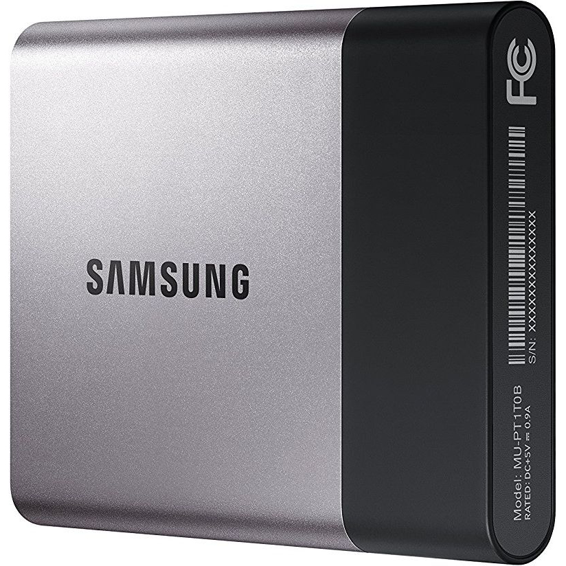 Внешний SSD накопитель SAMSUNG T3 1TB (MU-PT1T0B/WW) Форм-фактор 2.5"