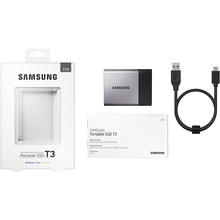 Внешний SSD накопитель SAMSUNG T3 1TB (MU-PT1T0B/WW)