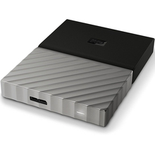 Внешний жесткий диск WD 3 TB My Passport Ultra Gray (WDBFKT0030BGY-WESN)