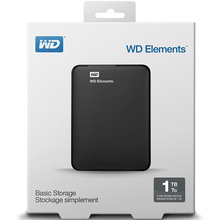 Зовнішній жорсткий диск 1 TB WD Elements Portable (WDBUZG0010BBK-WESN)