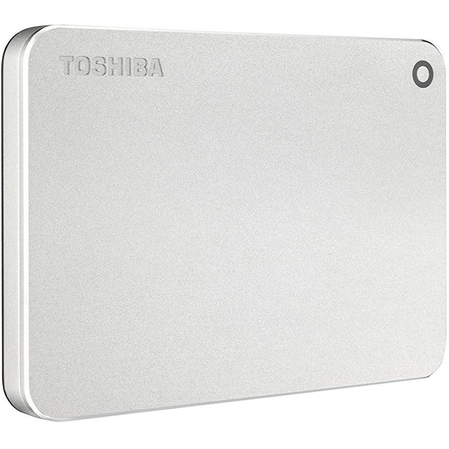 Зовнішній жорсткий диск 1TB TOSHIBA Canvio Premium SILVER (HDTW110EC3AA) Ємність 1 Тб