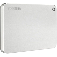 Зовнішній жорсткий диск 1TB TOSHIBA Canvio Premium SILVER (HDTW110EC3AA)