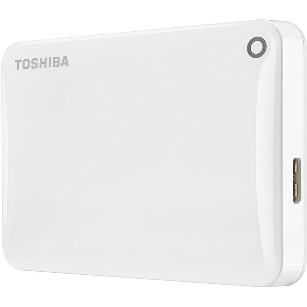 Зовнішній жорсткий диск 1TB TOSHIBA Canvio Connect II WHITE (HDTC810EW3AA) Тип жорсткий диск HDD