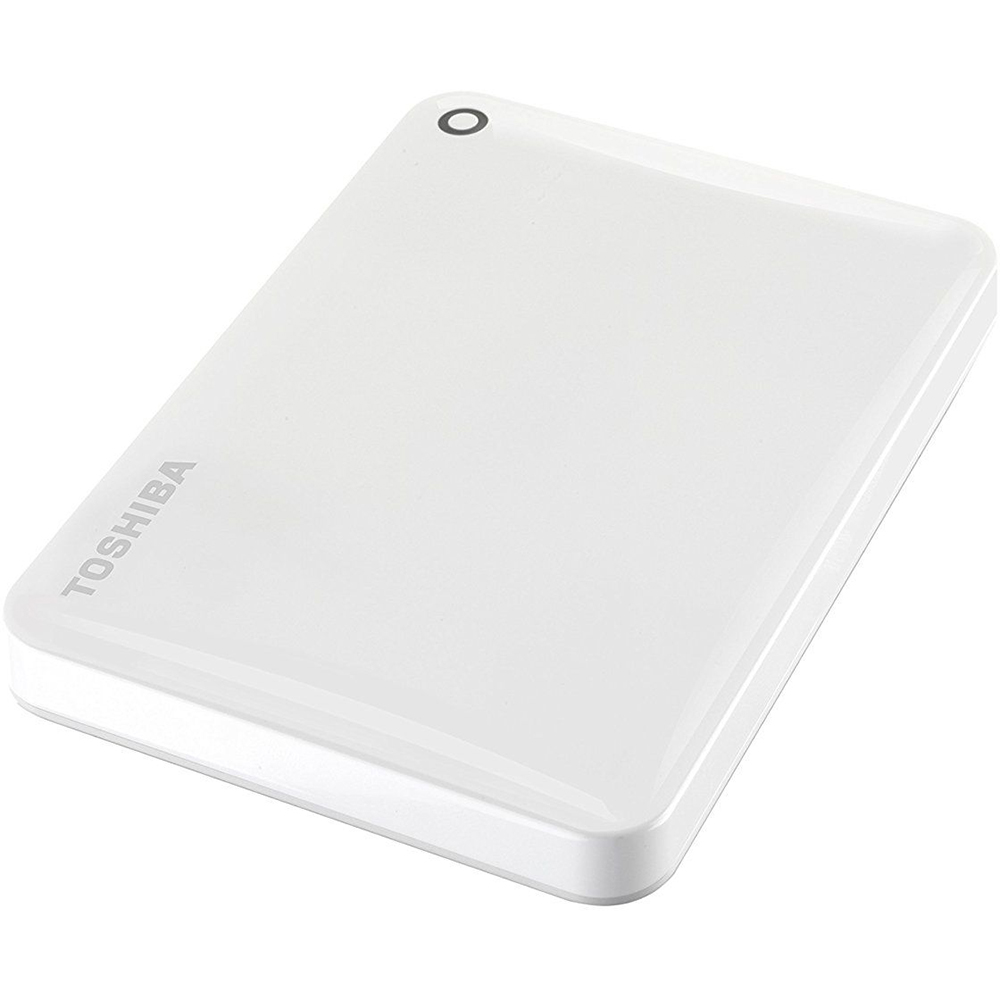 Зовнішній жорсткий диск 1TB TOSHIBA Canvio Connect II WHITE (HDTC810EW3AA) Форм-фактор 2.5"