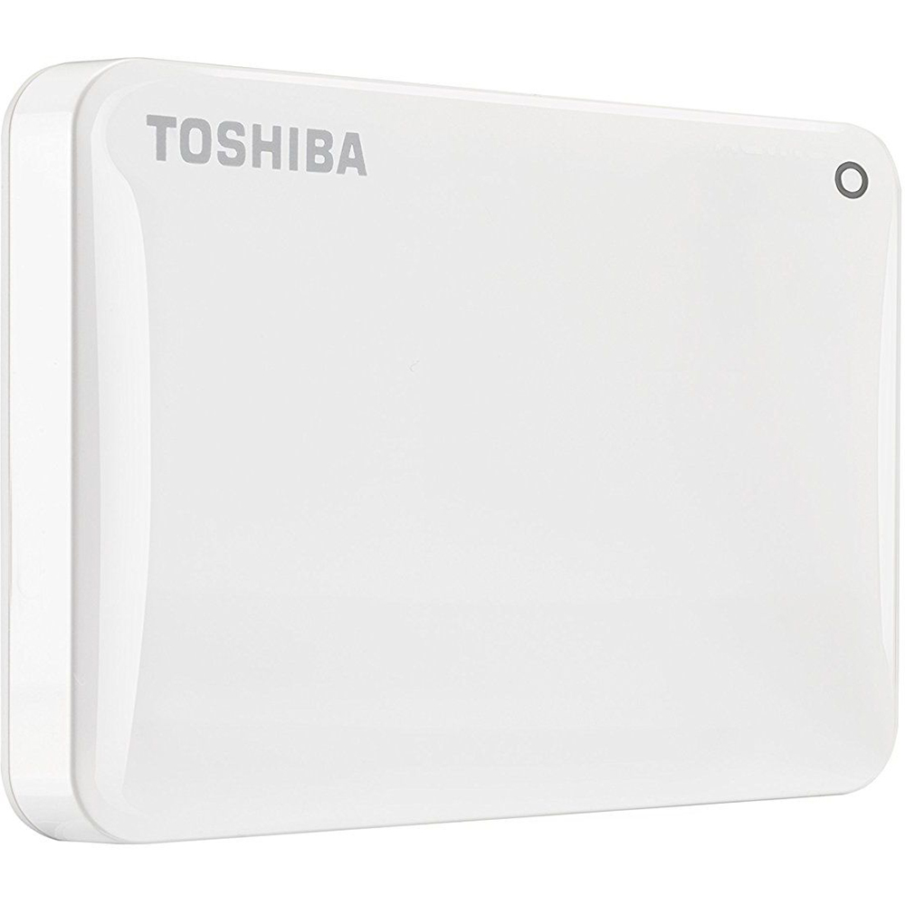 Зовнішній жорсткий диск 1TB TOSHIBA Canvio Connect II WHITE (HDTC810EW3AA) Ємність 1 Тб