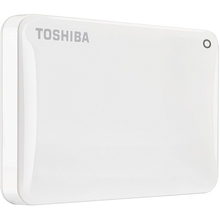 Зовнішній жорсткий диск 1TB TOSHIBA Canvio Connect II WHITE (HDTC810EW3AA)