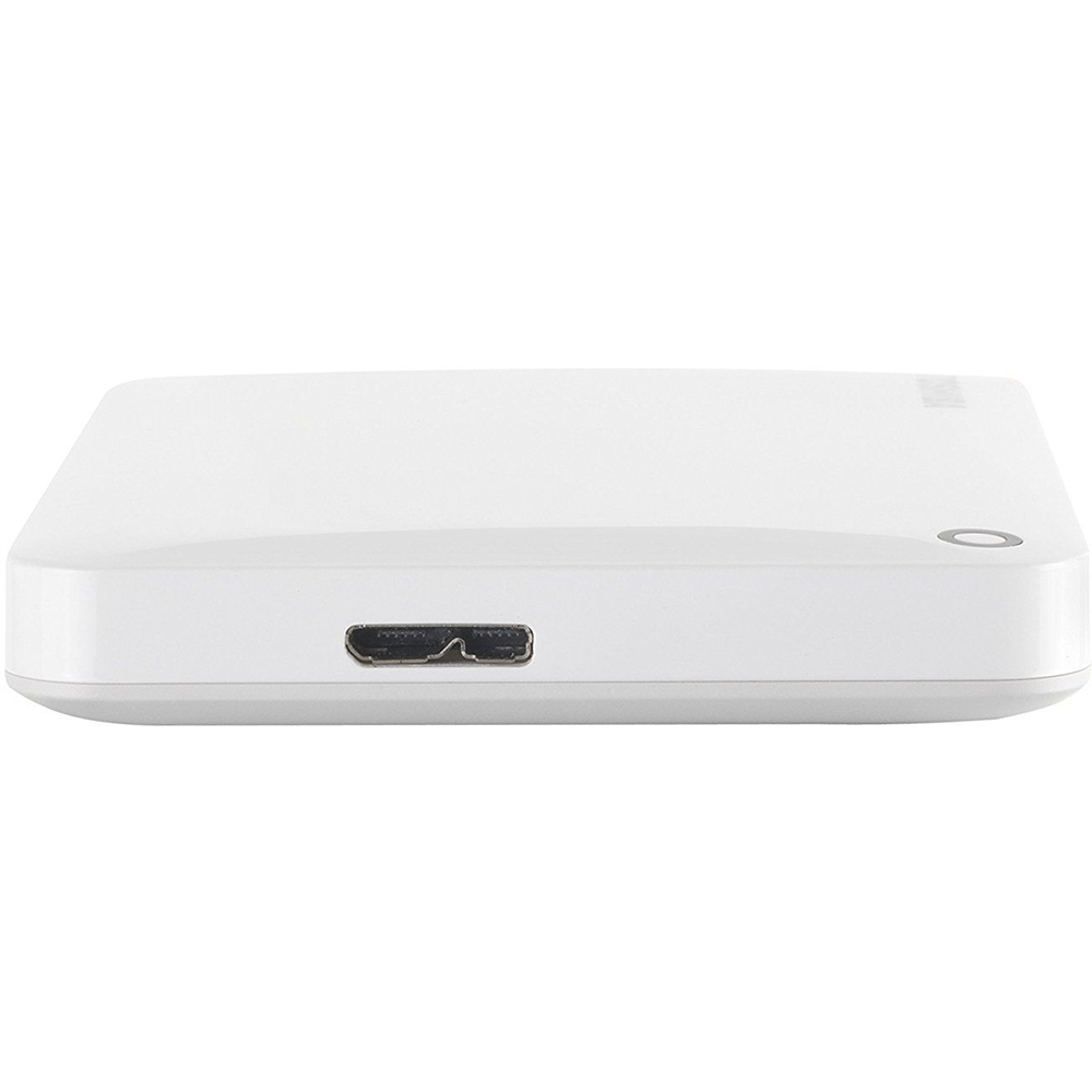 Зовнішній вигляд Зовнішній жорсткий диск 1TB TOSHIBA Canvio Connect II WHITE (HDTC810EW3AA)