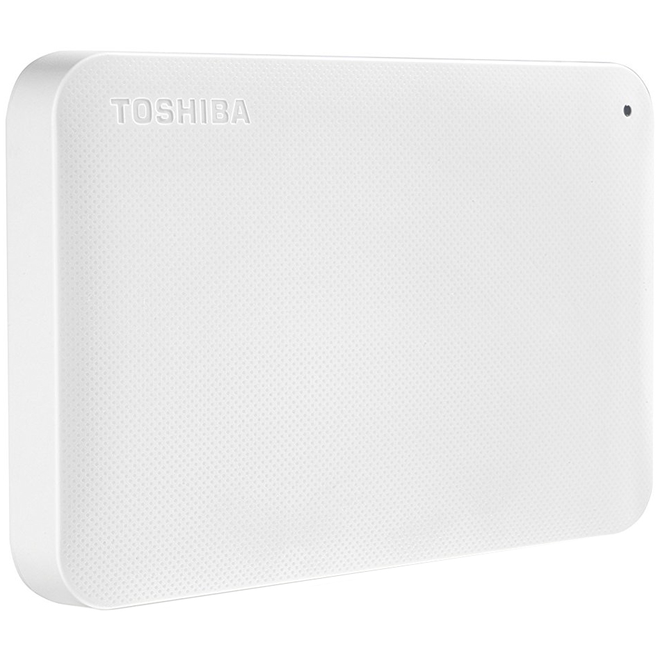 Зовнішній жорсткий диск 1TB TOSHIBA Canvio Ready WHITE (HDTP210EW3AA) Ємність 1 Тб