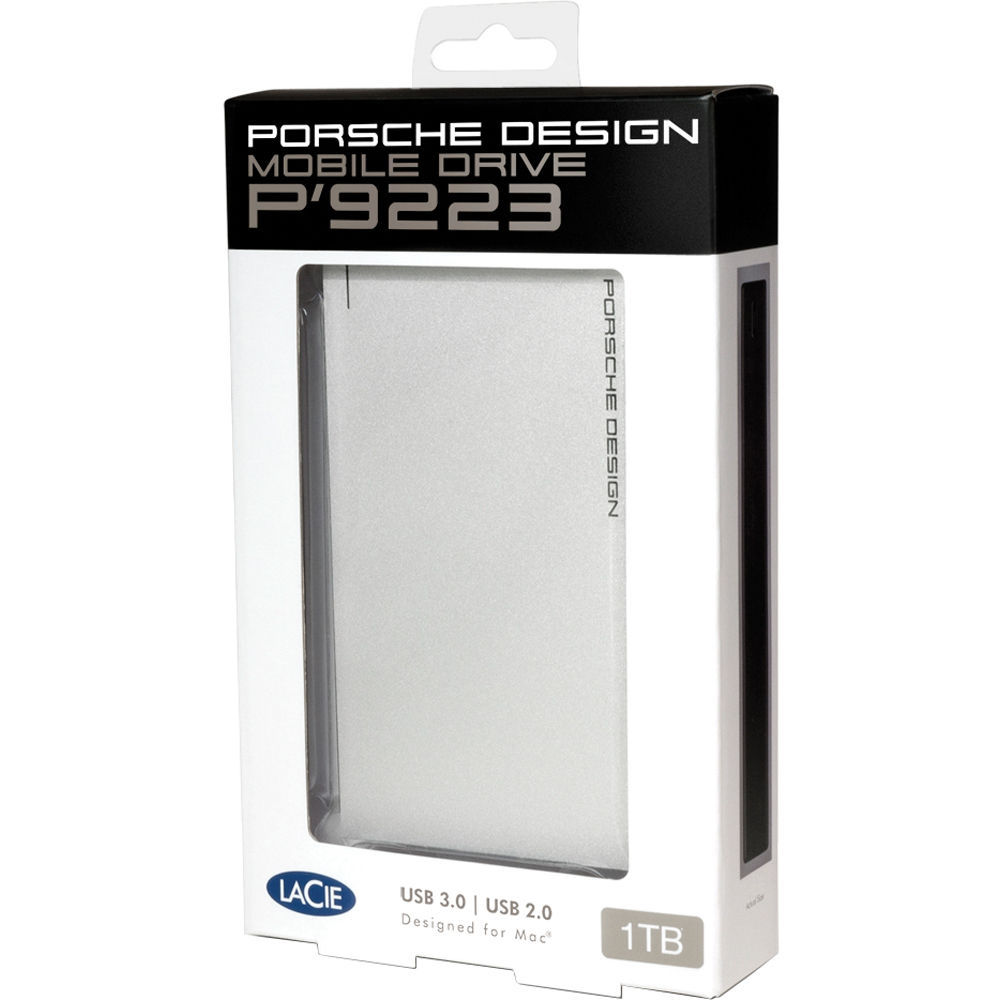 Зовнішній жорсткий диск LACIE 1TB Porsche Design Mobile Drive (STET1000400) Інтерфейс USB 3.1 (3.2)