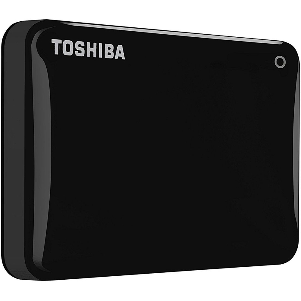 Зовнішній жорсткий диск 2TB TOSHIBA Canvio Connect II BLACK (HDTC820EK3CA) Ємність 2 Тб