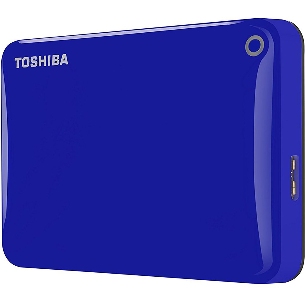 Зовнішній жорсткий диск 2TB TOSHIBA Canvio Connect II BLUE (HDTC820EL3CA) Тип жорсткий диск HDD