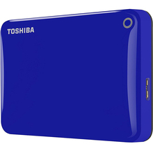 Зовнішній жорсткий диск 2TB TOSHIBA Canvio Connect II BLUE (HDTC820EL3CA)