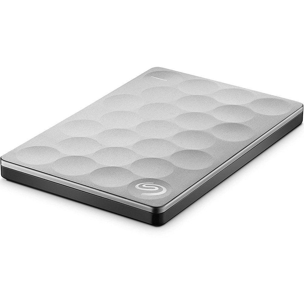 Внешний жесткий диск SEAGATE 2TB Backup Plus Ultra Slim PLATINUM (STEH2000200) Емкость 2 Тб