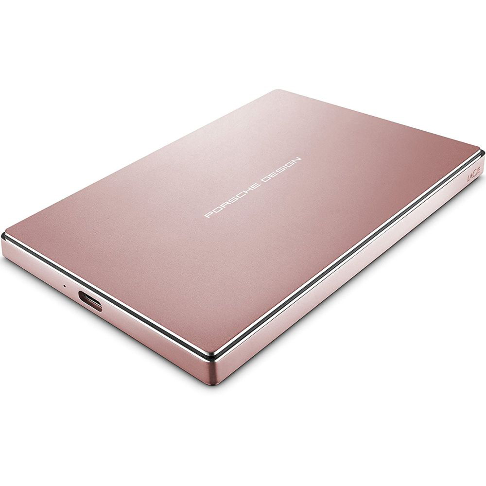 Внешний жесткий диск LACIE Porsche Design Mobile Drive 2TB ROSE GOLD (STFD2000406) Тип жесткий диск (HDD)