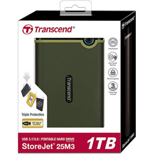 Зовнішній жорсткий диск TRANSCEND 1TB StoreJet M3G (TS1TSJ25M3G )