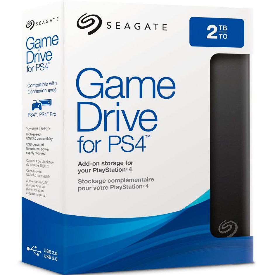 Внешний жесткий диск SEAGATE Game Drive PS4 2TB (STGD2000400) - в  интернет-магазине Фокстрот: цены, отзывы, характеристики | купить в Киеве,  Харькове, Днепропетровске, Одессе - Украина