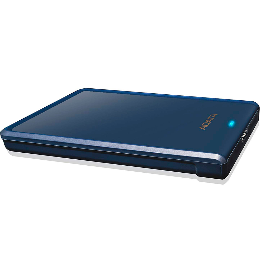 Зовнішній жорсткий диск ADATA 2TB HV620S Slim Blue (AHV620S-2TU31-CBL) Форм-фактор 2.5"