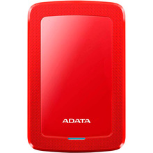 Зовнішній жорсткий диск ADATA 1TB HV300 Red (AHV300-1TU31-CRD)