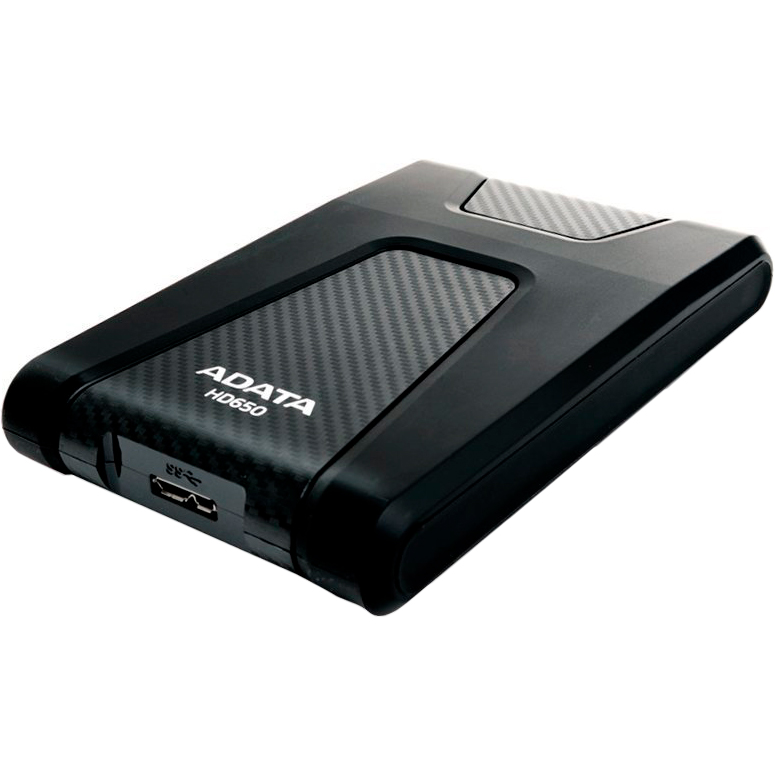 Зовнішній жорсткий диск ADATA 2TB HD650 Black (AHD650-2TU31-CBK) Форм-фактор 2.5"