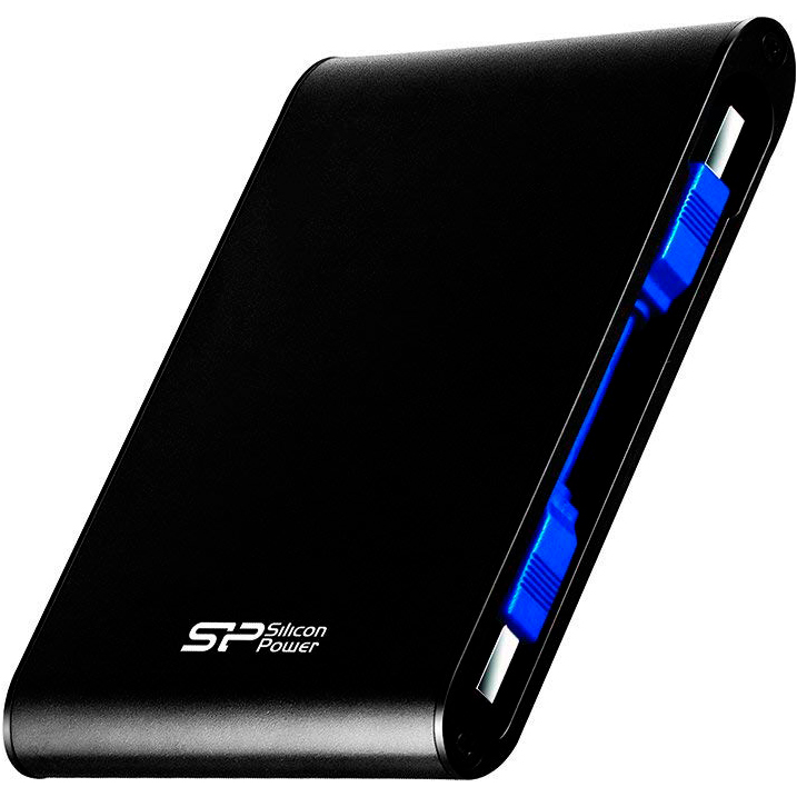 Зовнішній жорсткий диск SILICON POWER 2TB Armor A80 Black (SP020TBPHDA80S3K) Тип жорсткий диск HDD