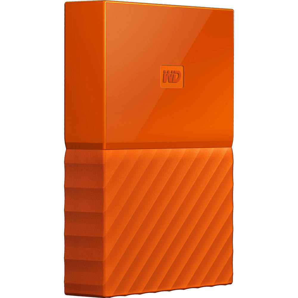 Зовнішній жорсткий диск 2TB WD My Passport Thin Orange (WDBS4B0020BOR-WESN)