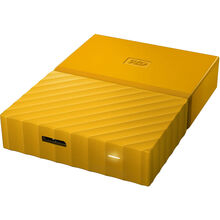 Внешний жесткий диск WD 2TB My Passport Thin Yellow (WDBS4B0020BYL-WESN)