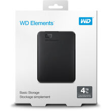 Внешний жесткий диск WD 4TB Elements Portable (WDBU6Y0040BBK-WESN)