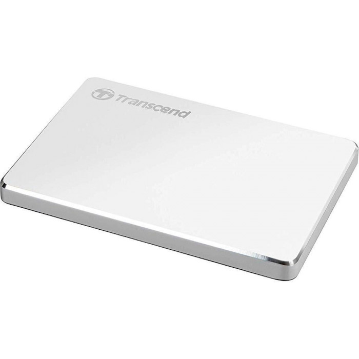 Зовнішній жорсткий диск TRANSCEND StoreJet 2.5" USB 3.1 Type-C 1TB MC Silver (TS1TSJ25C3S) Тип жорсткий диск HDD
