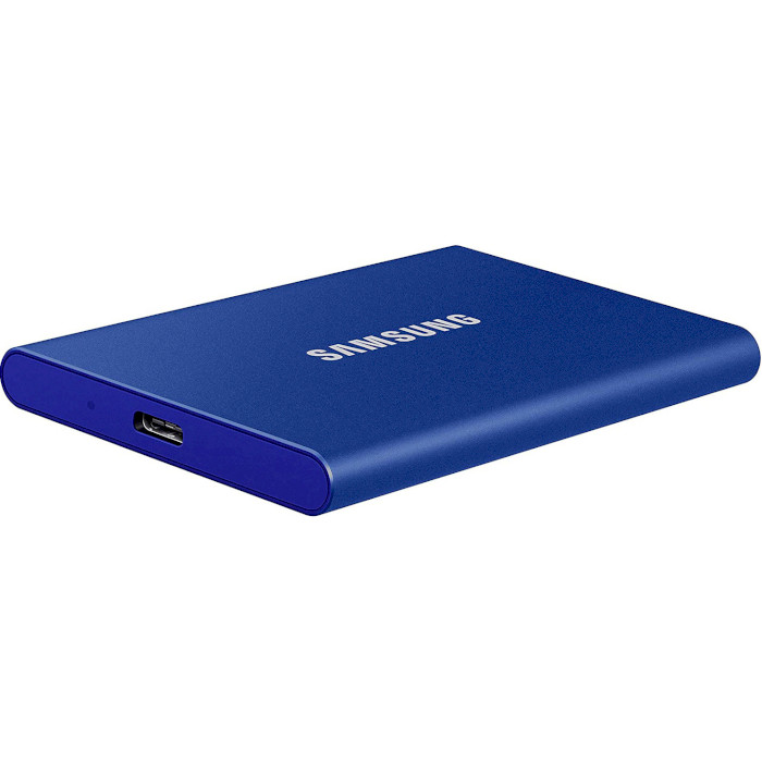 Зовнішній SSD накопичувач SAMSUNG T7 1TB USB 3.2 GEN.2 BLUE (MU-PC1T0H/WW) Ємність 1 Тб