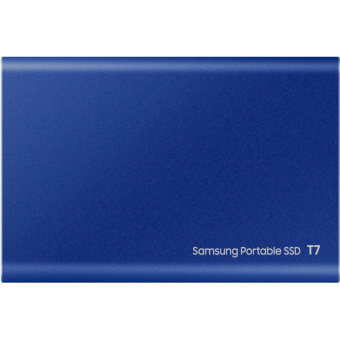 Зовнішній SSD накопичувач SAMSUNG T7 1TB USB 3.2 GEN.2 BLUE (MU-PC1T0H/WW) Інтерфейс USB Type-C