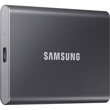 Зовнішній SSD накопичувач SAMSUNG T7 1TB USB 3.2 GEN.2 GRAY (MU-PC1T0T/WW)