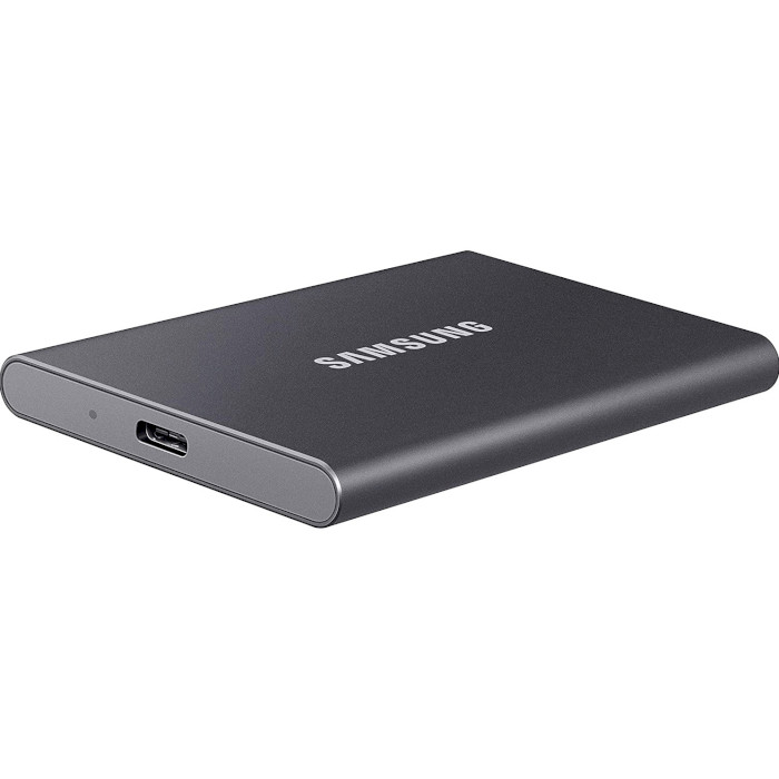 Зовнішній SSD накопичувач SAMSUNG T7 1TB USB 3.2 GEN.2 GRAY (MU-PC1T0T/WW) Ємність 1 Тб