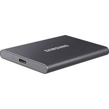 Зовнішній SSD накопичувач SAMSUNG T7 1TB USB 3.2 GEN.2 GRAY (MU-PC1T0T/WW)