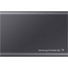 Зовнішній SSD накопичувач SAMSUNG T7 1TB USB 3.2 GEN.2 GRAY (MU-PC1T0T/WW)