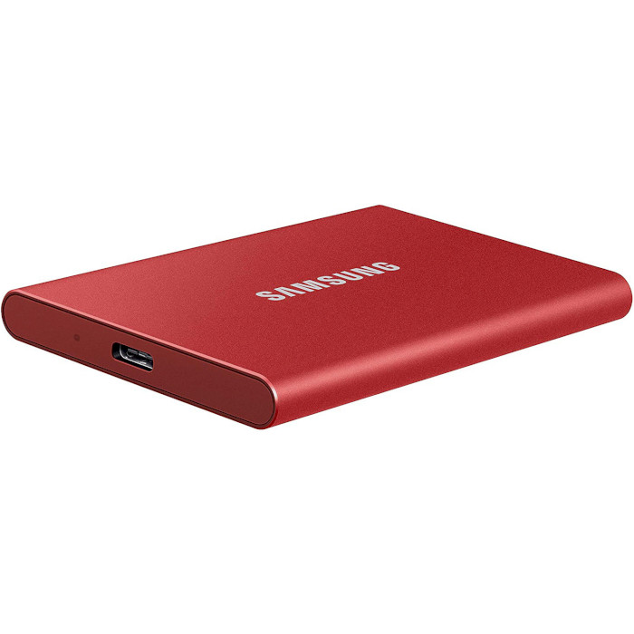 Зовнішній SSD накопичувач SAMSUNG T7 500GB USB 3.2 GEN.2 RED (MU-PC500R/WW) Ємність 500 Гб