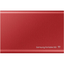 Зовнішній SSD накопичувач SAMSUNG T7 500GB USB 3.2 GEN.2 RED (MU-PC500R/WW)