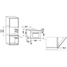 Встраиваемая микроволновая печь WHIRLPOOL AMW 507/IX